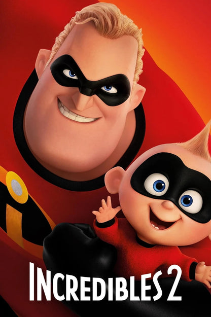 Incredibles 2 Movie Poster | Mr. Incredible and Jack-Jack - Movies & TV Poster