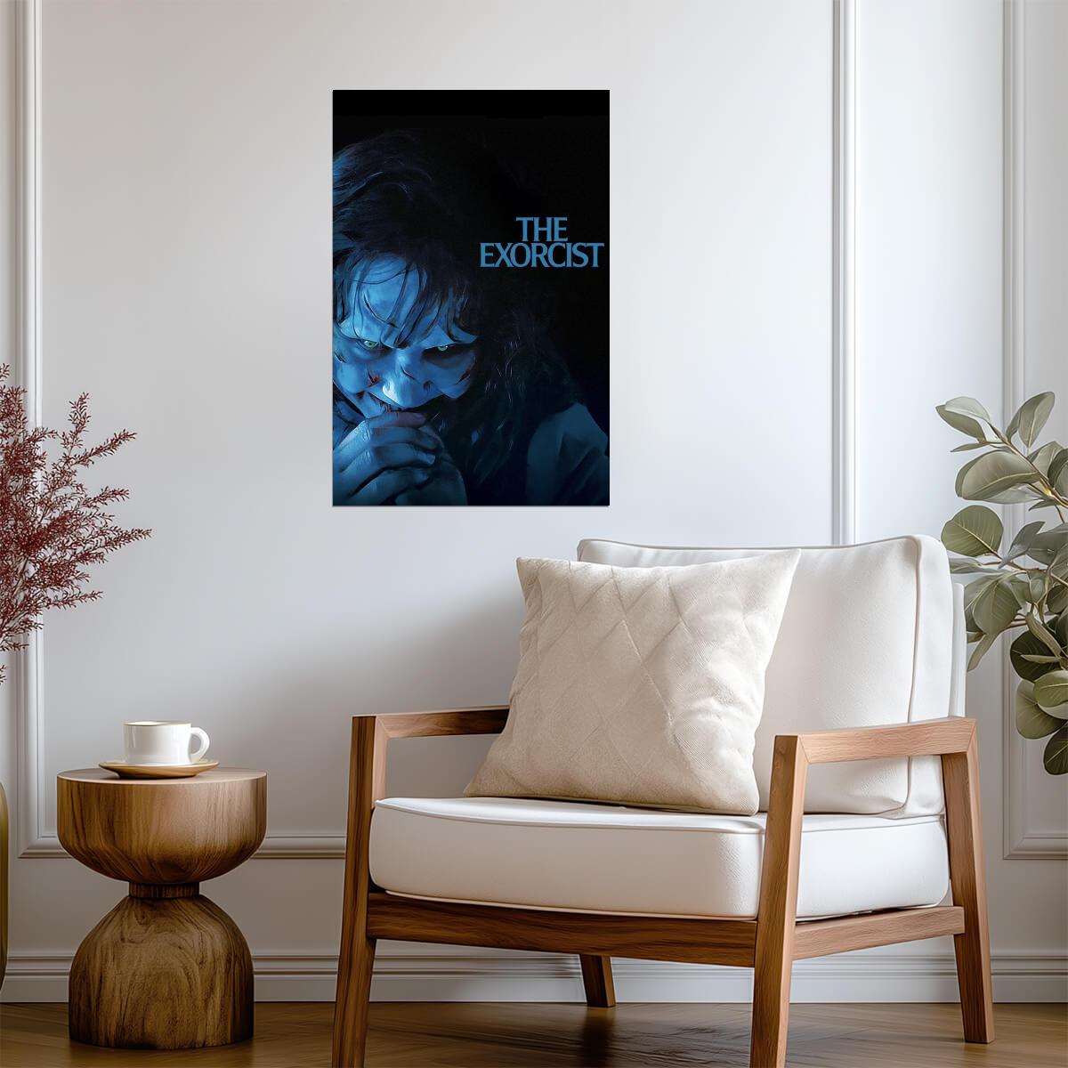 The Exorcist 1973 Movie Poster | Possessed Regan Close-Up - Movies & TV Poster
