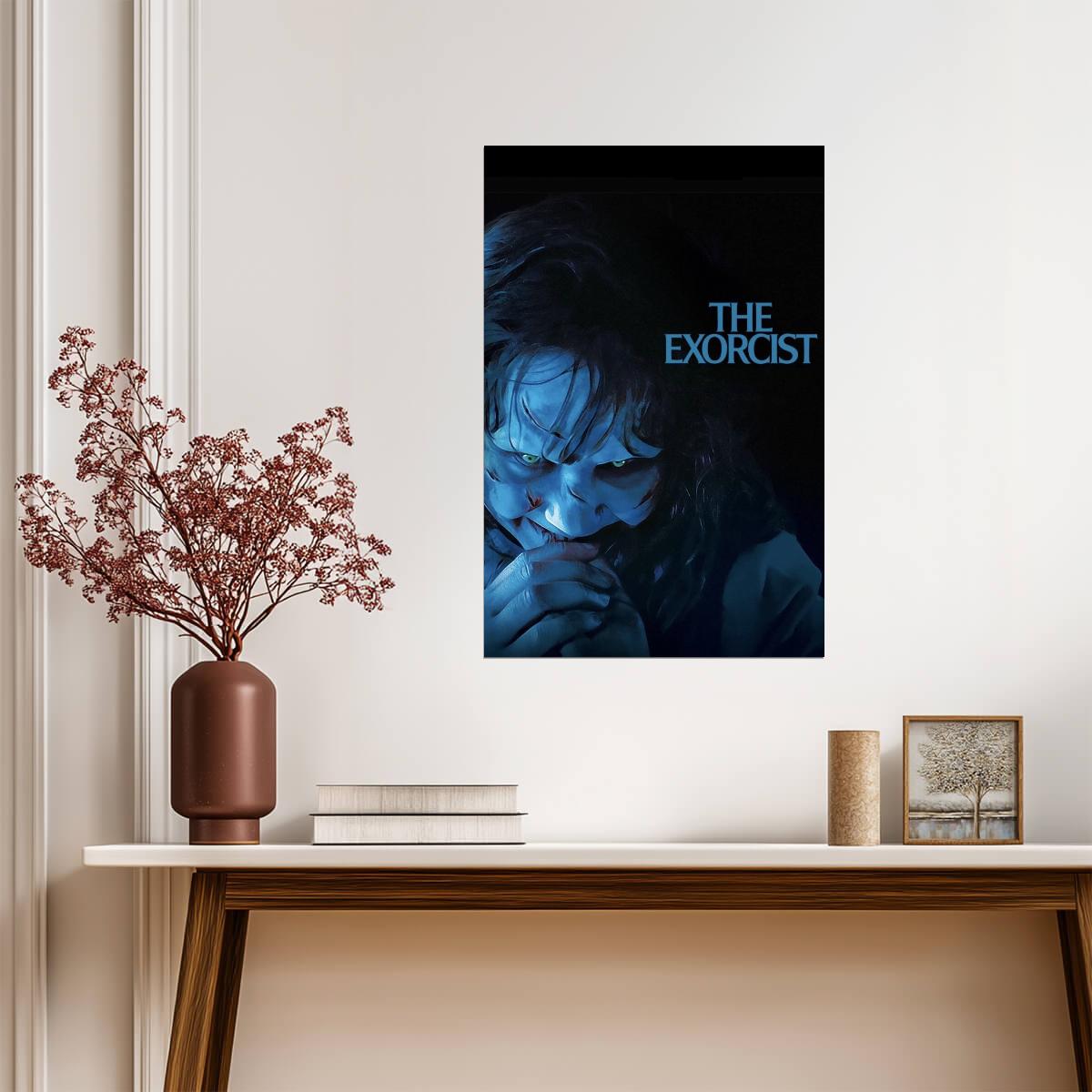 The Exorcist 1973 Movie Poster | Possessed Regan Close-Up - Movies & TV Poster