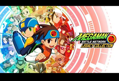 Mega Man Battle Network Legacy Collection Poster | MegaMan.EXE and Lan Hikari - Video Games Poster