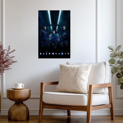 Alien Earth Poster | Crew Portraits | TV Series Print - Movies & TV Poster