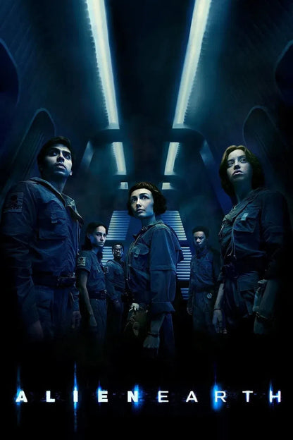 Alien Earth Poster | Crew Portraits | TV Series Print - Movies & TV Poster