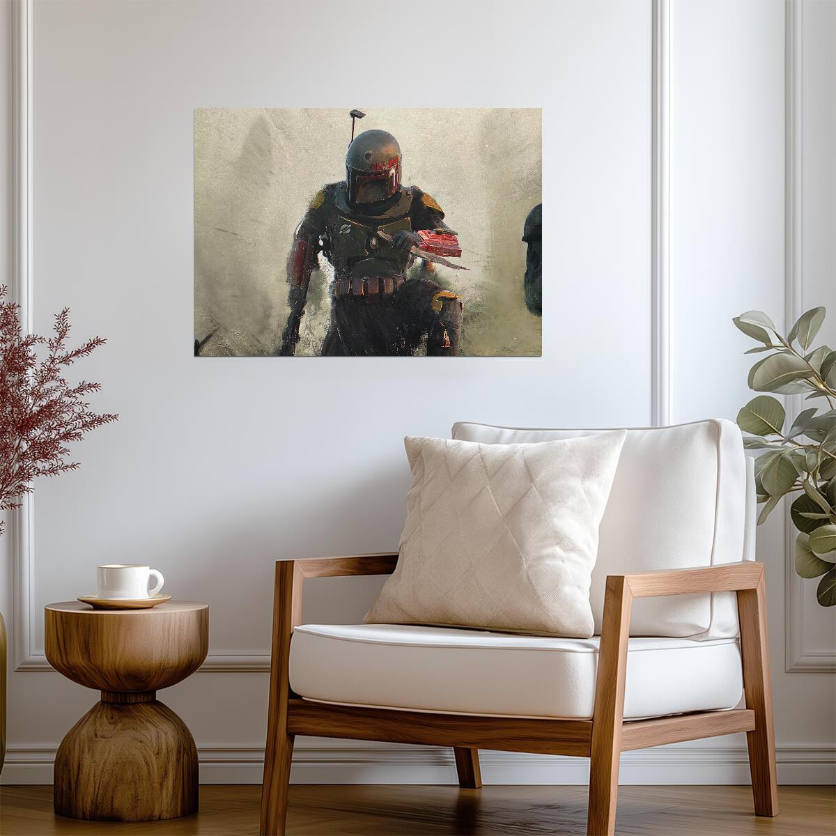 The Book of Boba Fett TV Series Poster | Boba Fett in Battle-Worn Armor - Movies & TV Poster