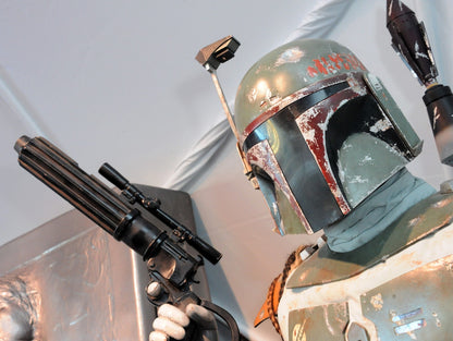 Boba Fett Star Wars Poster | Boba Fett Helmet and Blaster - Movies & TV Poster