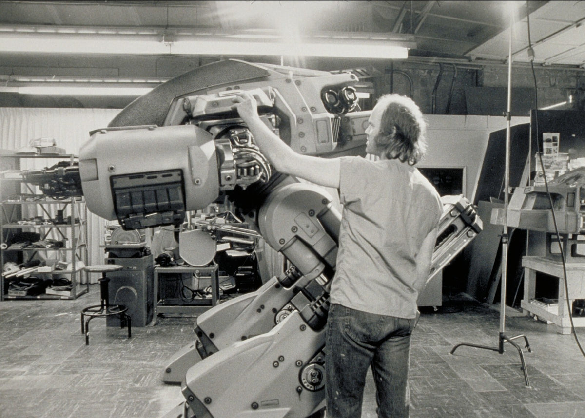 RoboCop 1987 Movie Poster | ED-209 Construction Workshop Photo - Movies & TV Poster