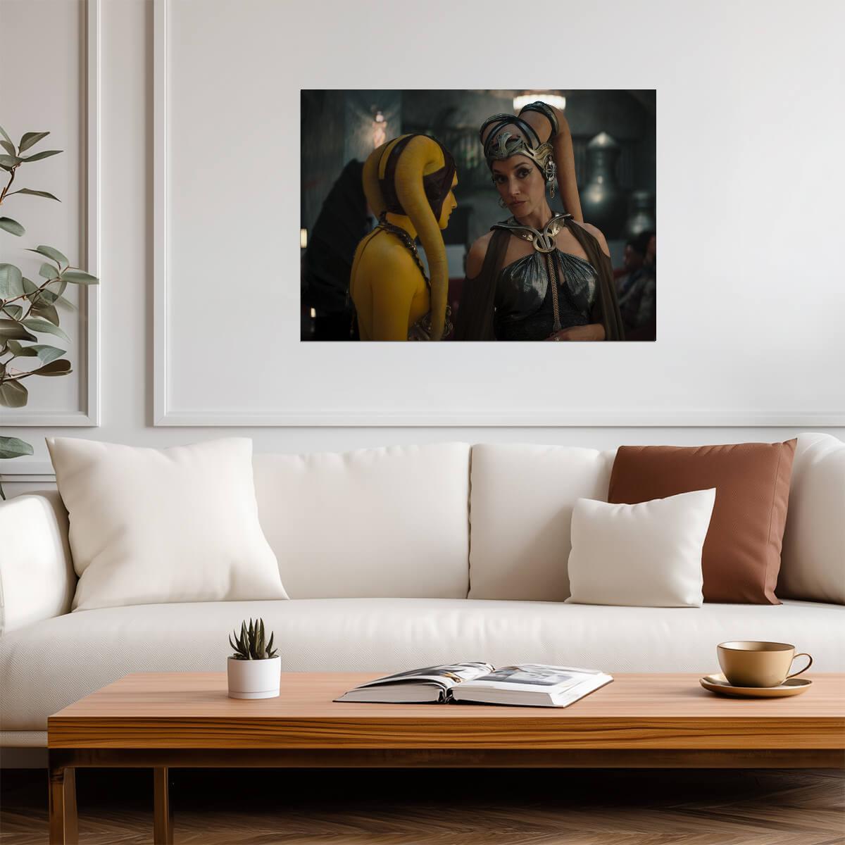 The Book of Boba Fett TV Series Poster | Garsa Fwip with a Yellow Twi’lek - Movies & TV Poster