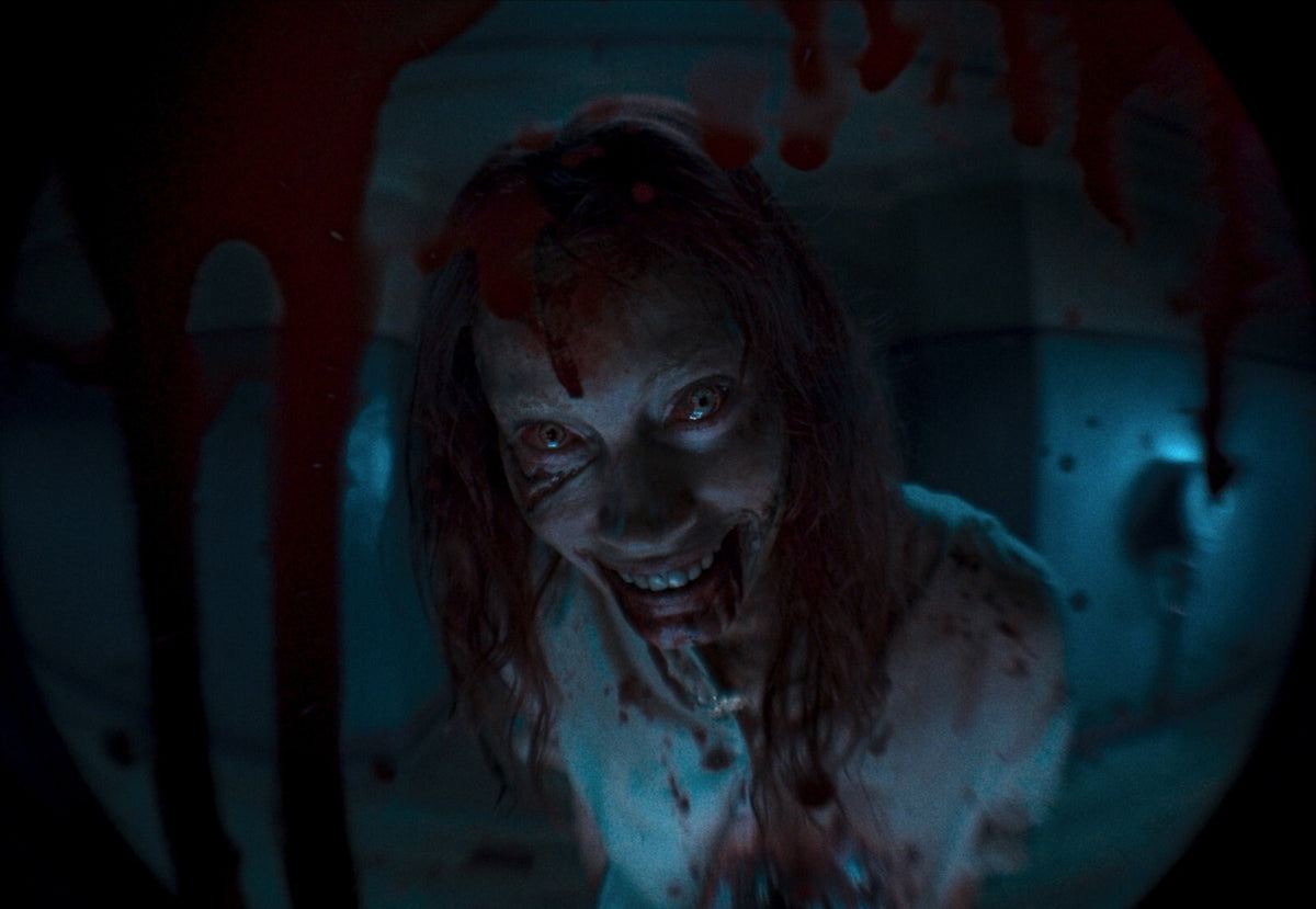 Evil Dead Rise Movie Poster | Possessed Ellie with Bloodied Hands - Movies & TV Poster