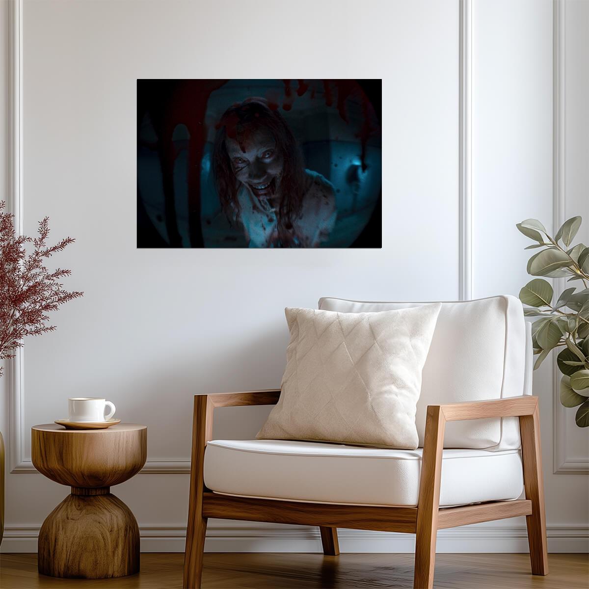 Evil Dead Rise Movie Poster | Possessed Ellie with Bloodied Hands - Movies & TV Poster