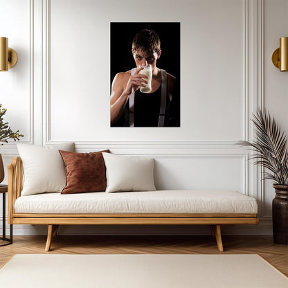 A Clockwork Orange Poster | Malcolm McDowell Drinking Milk Scene - Movies & TV Poster