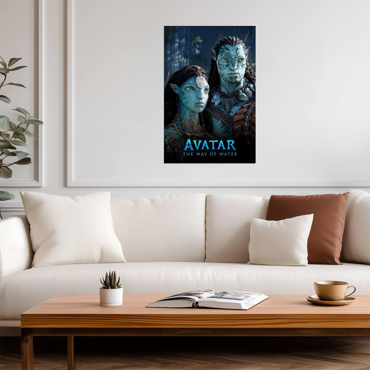 Avatar The Way of Water Movie Poster | Ronal and Tonowari - Movies & TV Poster