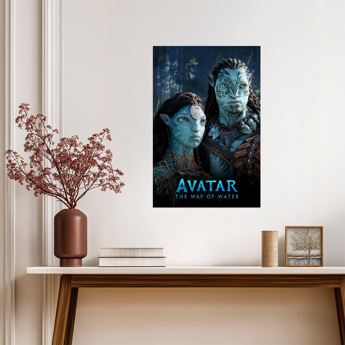 Avatar The Way of Water Movie Poster | Ronal and Tonowari - Movies & TV Poster