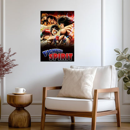 Hajime no Ippo Poster | Ippo Makunouchi | Fighting Spirit Boxing Collage - Anime Poster