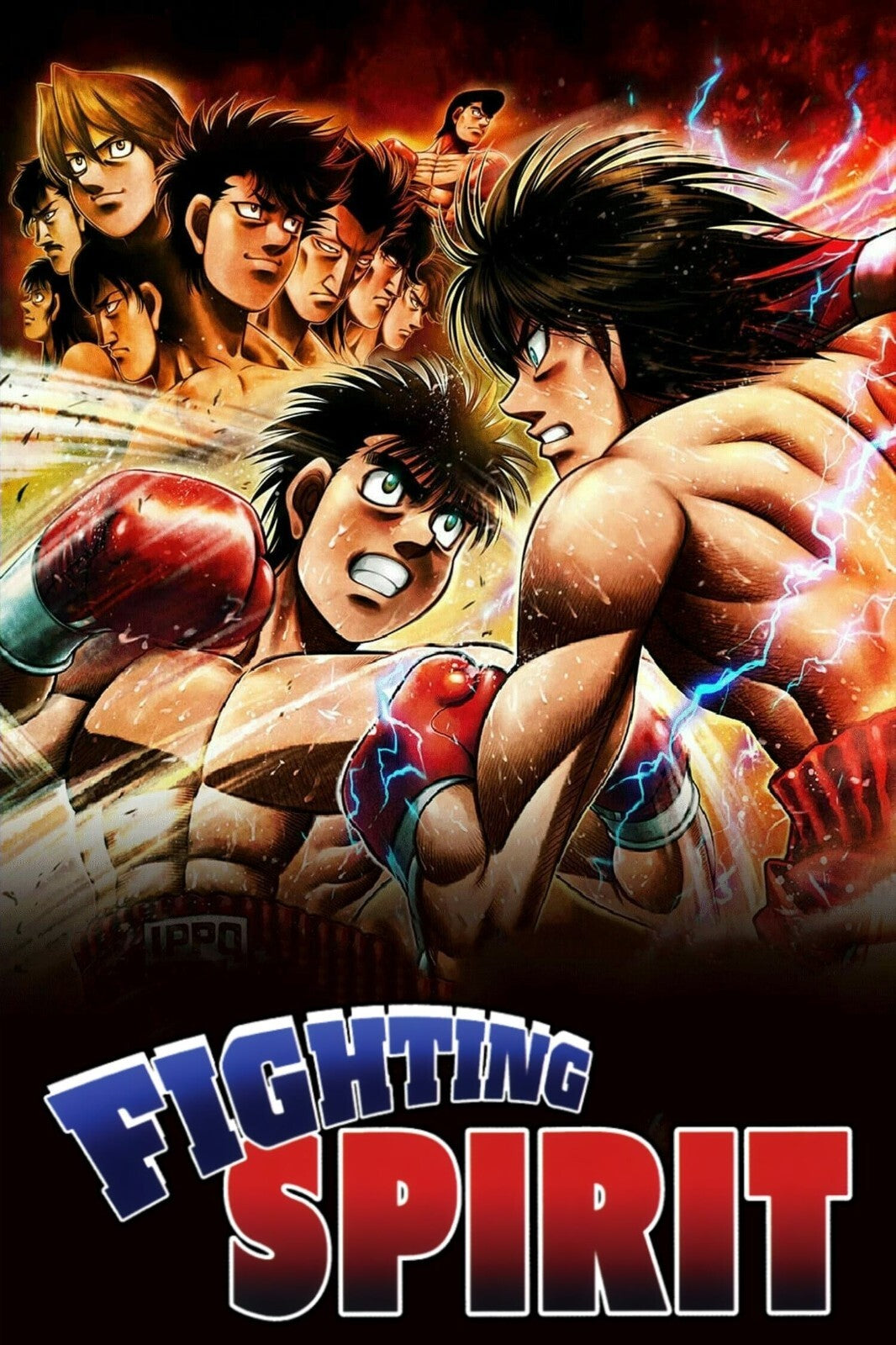 Hajime no Ippo Poster | Ippo Makunouchi | Fighting Spirit Boxing Collage - Anime Poster