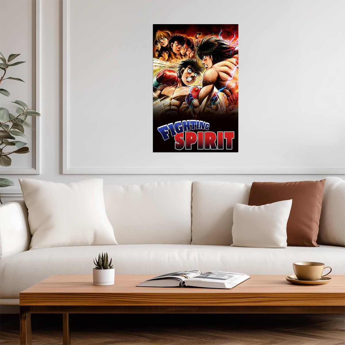 Hajime no Ippo Poster | Ippo Makunouchi | Fighting Spirit Boxing Collage - Anime Poster