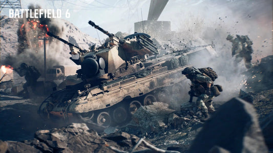 Battlefield 6 Poster | Tanks and Soldiers in Battle - Video Games Poster