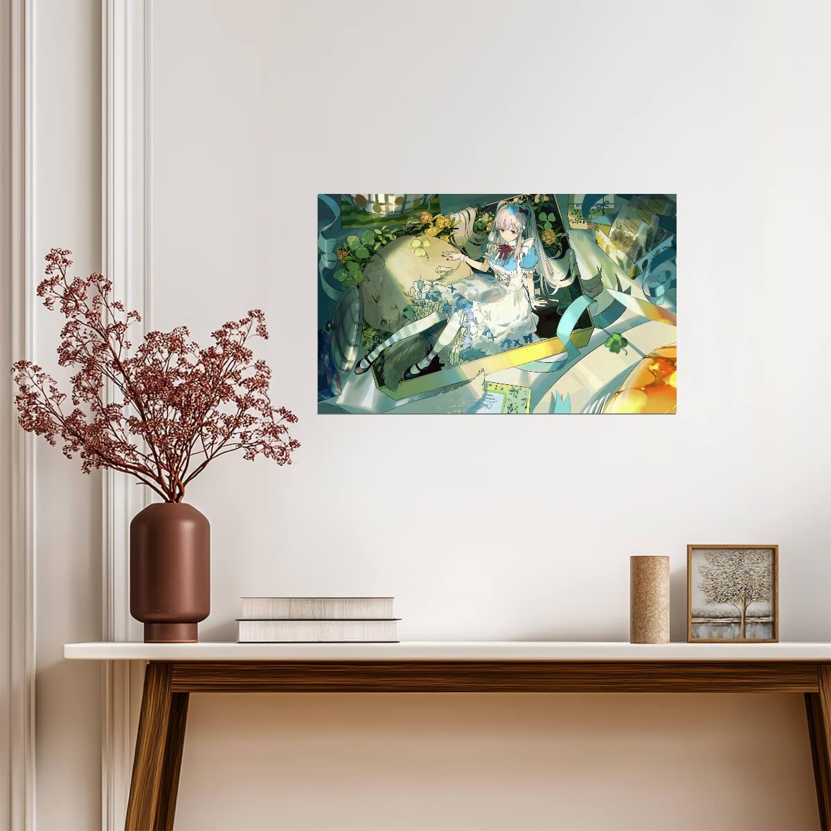 Kiriko Yukoku Poster | Alice Costume | Game Illustration - Video Games Poster