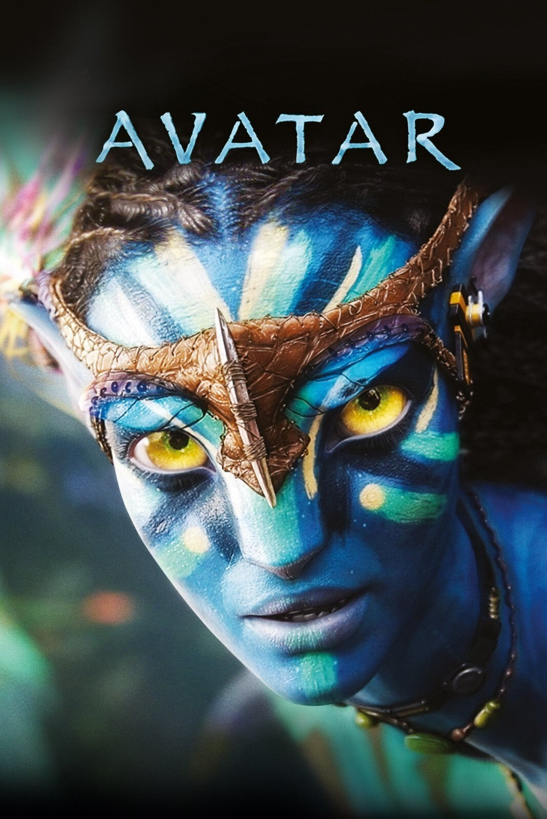 Avatar 2009 Movie Poster | Neytiri Painted Face Close-Up - Movies & TV Poster