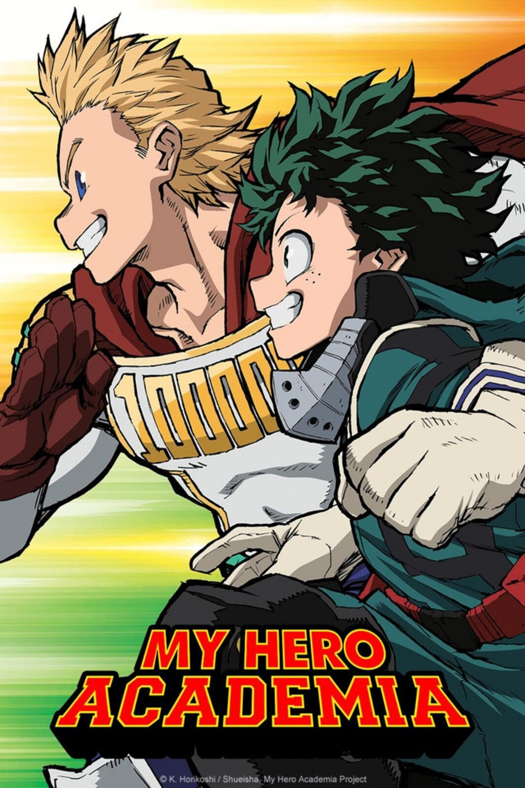 My Hero Academia Poster | Deku and Mirio Togata in Action - Anime Poster