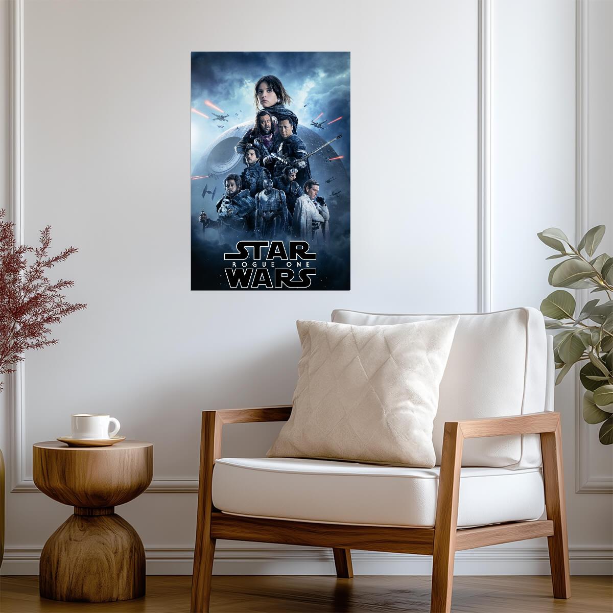 Rogue One A Star Wars Story Movie Poster | Jyn Erso before the Death Star - Movies & TV Poster
