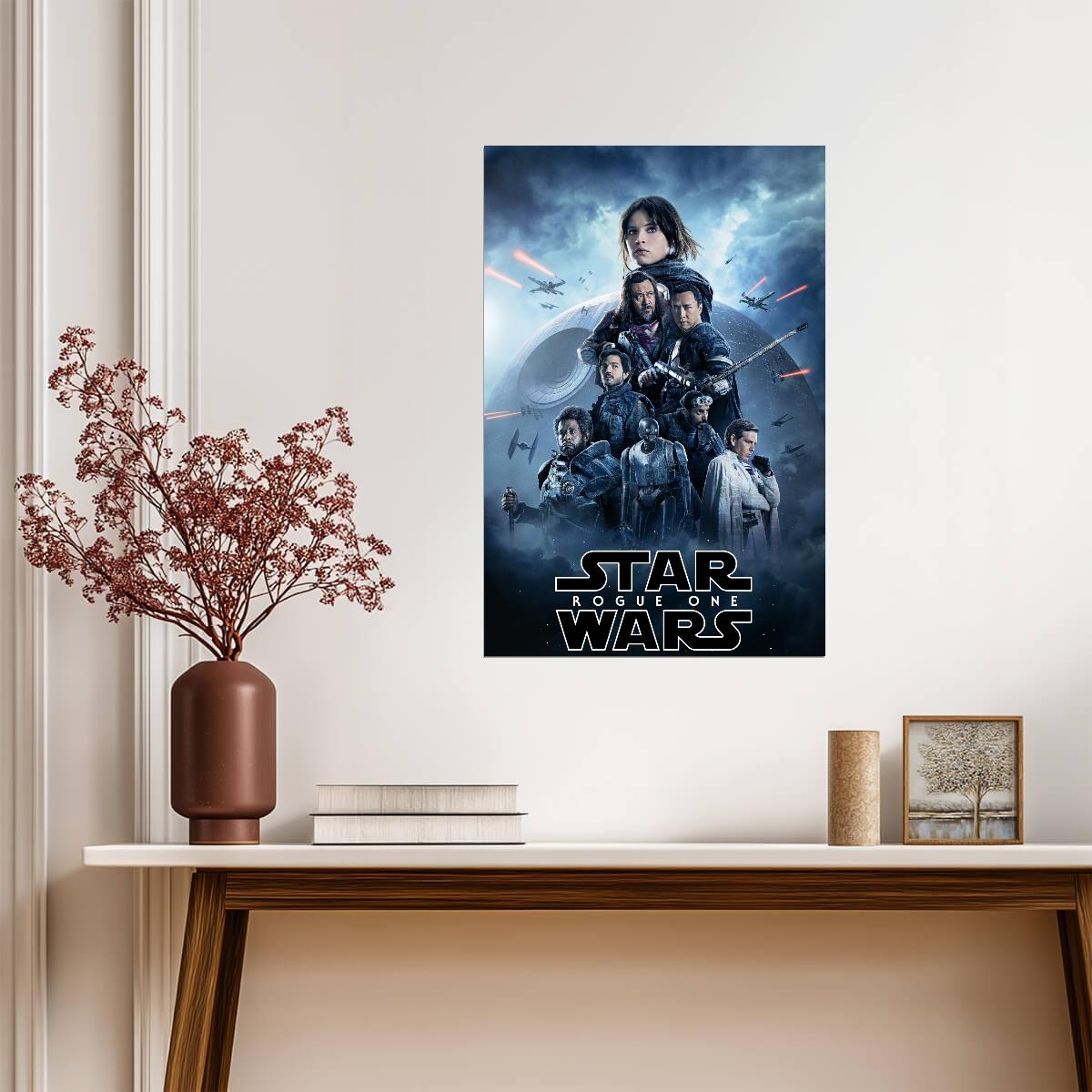 Rogue One A Star Wars Story Movie Poster | Jyn Erso before the Death Star - Movies & TV Poster