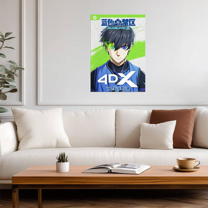 Blue Lock Episode Nagi Movie Poster | Yoichi Isagi 4DX Print - Anime Poster