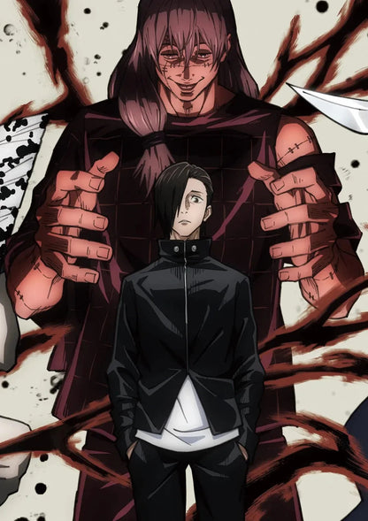 Jujutsu Kaisen Poster | Mahito and Junpei Yoshino - Anime Poster