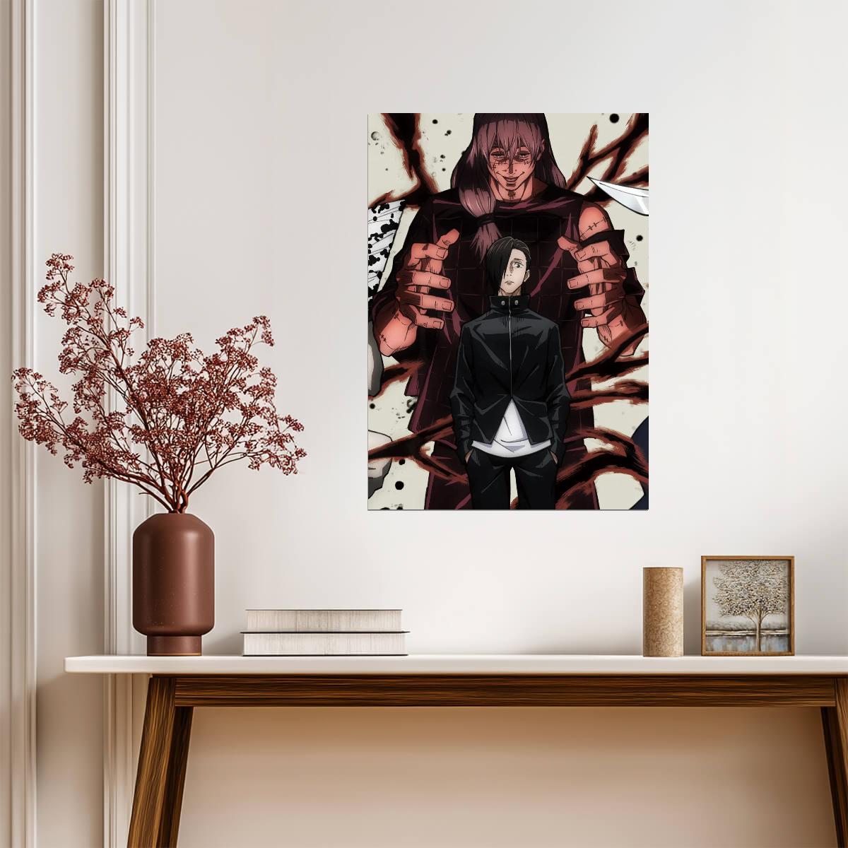 Jujutsu Kaisen Poster | Mahito and Junpei Yoshino - Anime Poster
