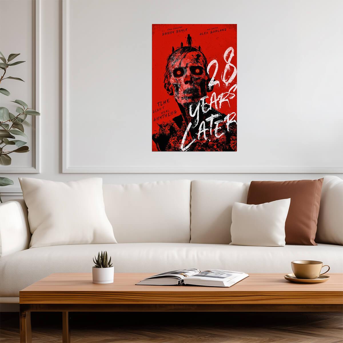 28 Years Later Poster | Screaming Infected Horror Portrait - Movies & TV Poster