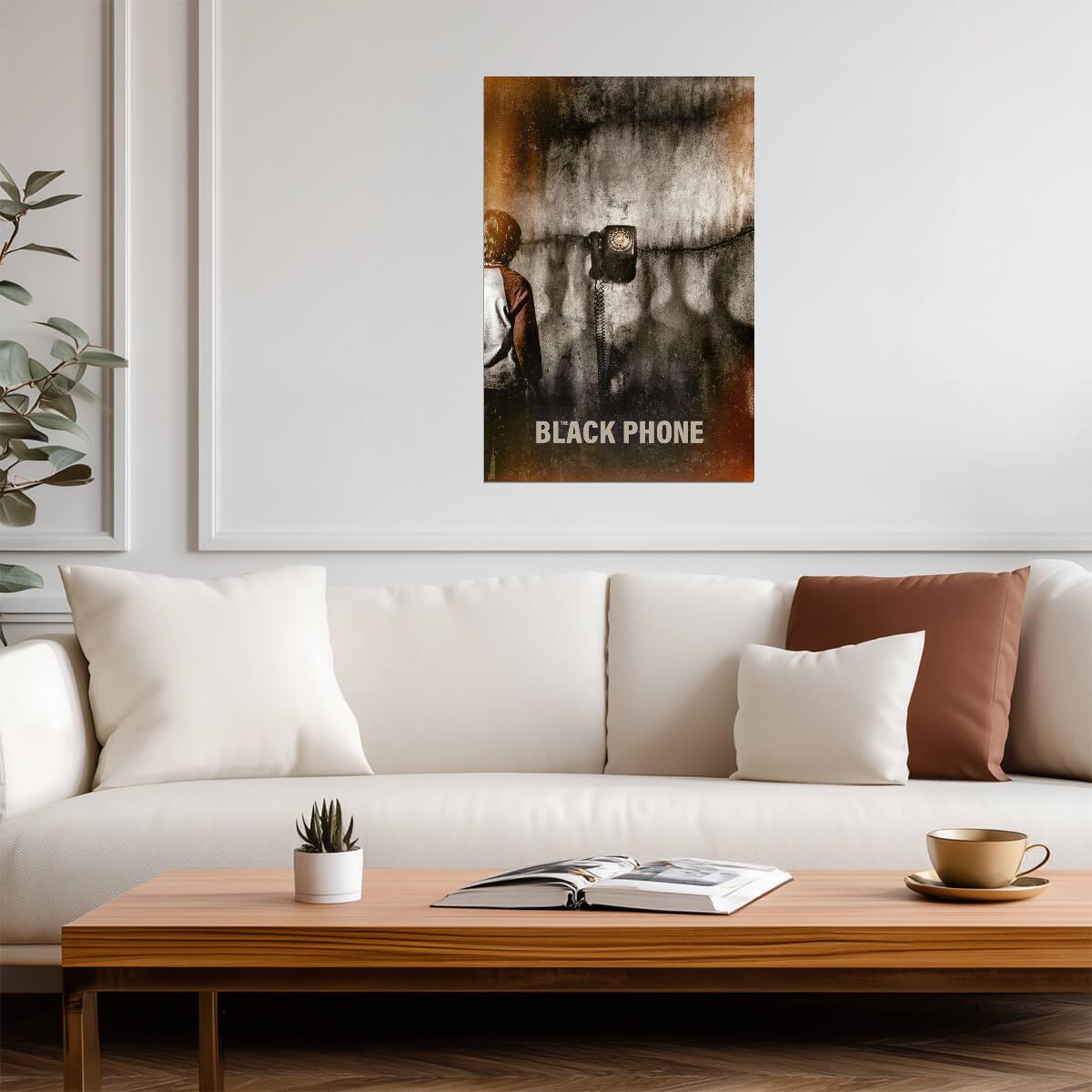 The Black Phone Movie Poster | Telephone on a Basement Wall - Movies & TV Poster
