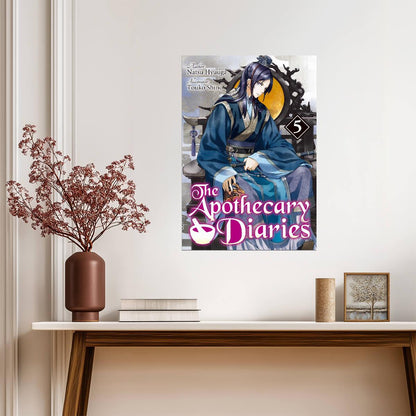 The Apothecary Diaries Poster | Jinshi | Light Novel Volume 5 Cover - Anime Poster