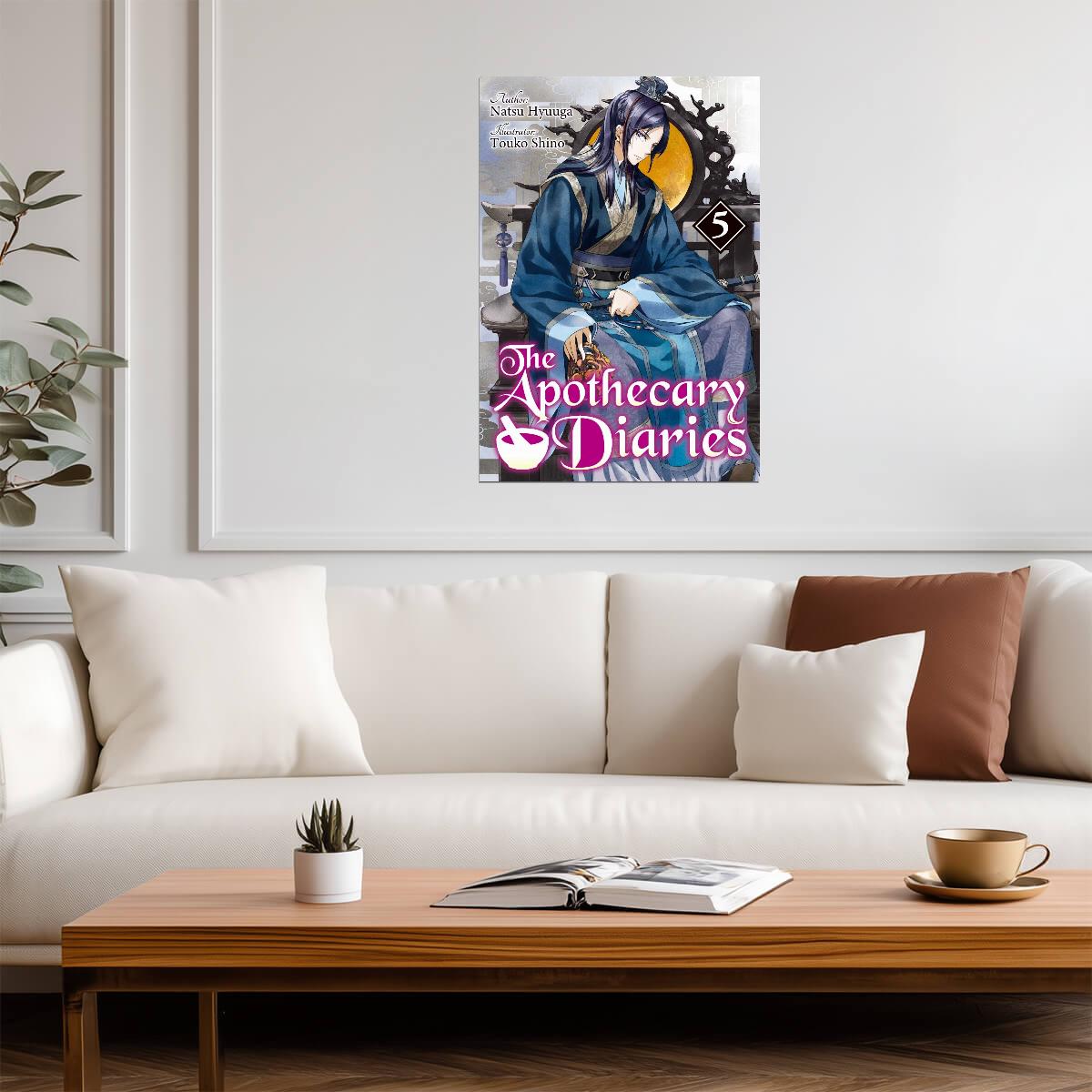 The Apothecary Diaries Poster | Jinshi | Light Novel Volume 5 Cover - Anime Poster