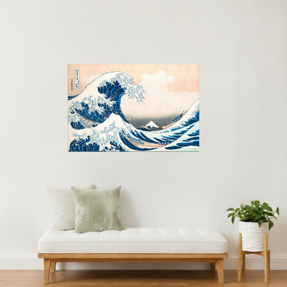 The Great Wave off Kanagawa by Hokusai | Classic Japanese Print Poster