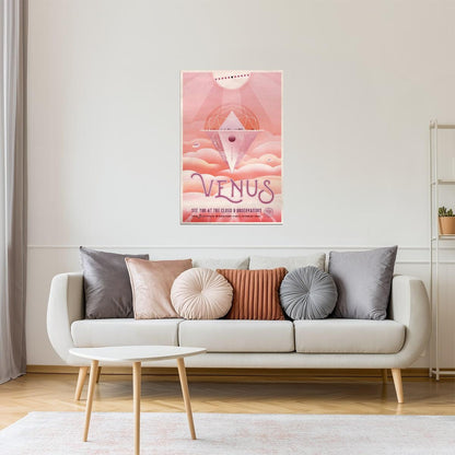 Venus | NASA Retro Space Travel Poster Sci-Fi Wall Art