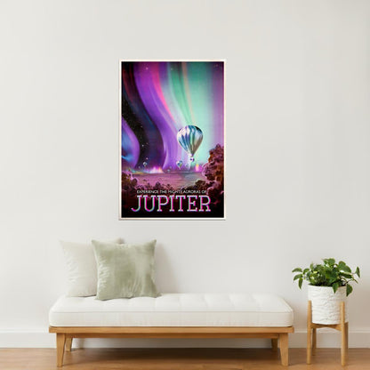Jupiter | NASA Retro Space Travel Poster Sci-Fi Wall Print