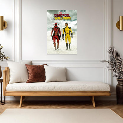 Deadpool & Wolverine | 2024 Movie Poster | Marvel Superhero Wall Art