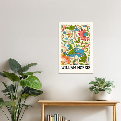 William Morris Green Blossom | Vintage Floral Pattern Print Poster
