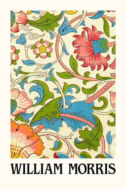 William Morris Green Blossom | Vintage Floral Pattern Print Poster