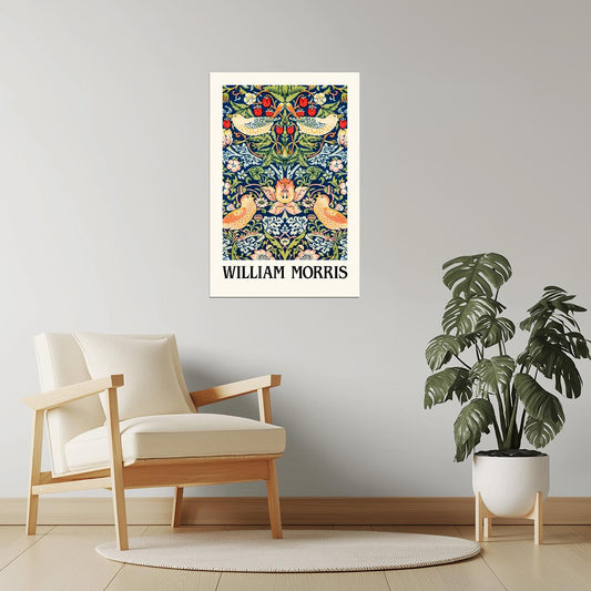 William Morris Birds and Flowers | Botanical Wall Art Poster