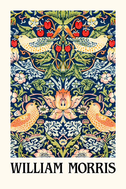 William Morris Birds and Flowers | Botanical Wall Art Poster