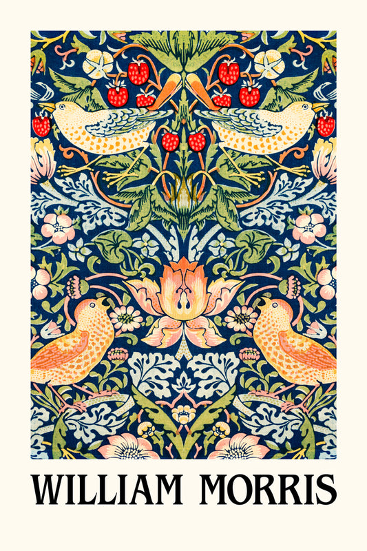 William Morris Birds and Flowers | Botanical Wall Art Poster