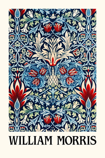 William Morris Medieval Design | Vintage Exhibition Poster