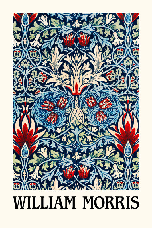 William Morris Medieval Design | Vintage Exhibition Poster