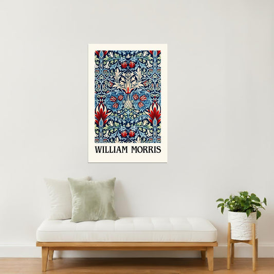 William Morris Medieval Design | Vintage Exhibition Poster