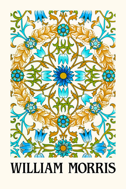 William Morris Golden Blossom | Vintage Floral Pattern Print Poster