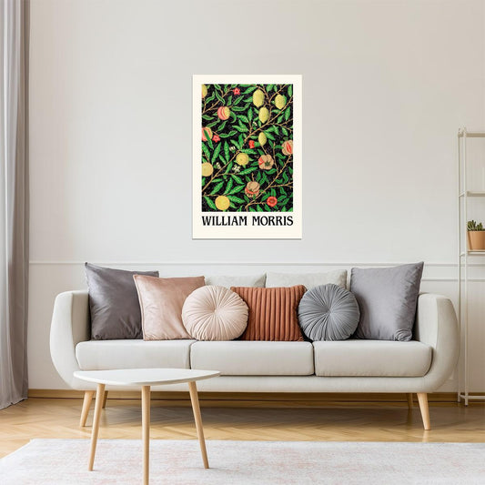 William Morris Fruit and Leaves | Vintage Exhibition Poster