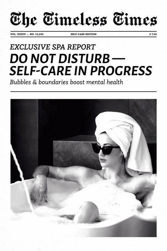 Do Not Disturb | Self Care Newspaper Wall Art Poster