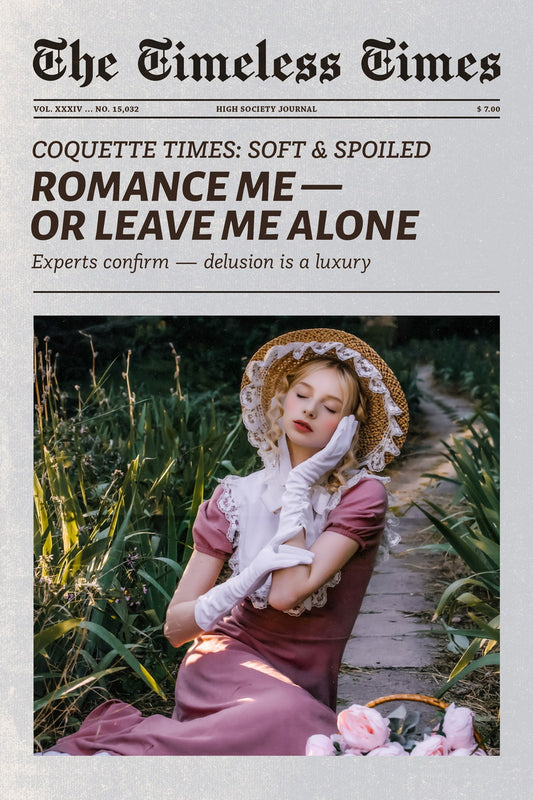 Romance Me or Leave Me Alone | Vintage Newspaper Wall Art Poster
