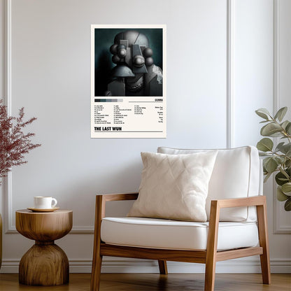 Gunna The Last Wun | Album Cover Poster | Minimalist Tracklist Art - Music Poster