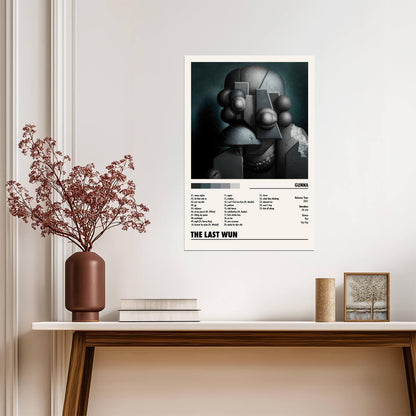 Gunna The Last Wun | Album Cover Poster | Minimalist Tracklist Art - Music Poster