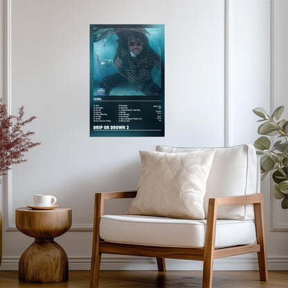 Gunna Drip or Drown 2 | Album Cover Poster | Aesthetic Tracklist Art - Music Poster